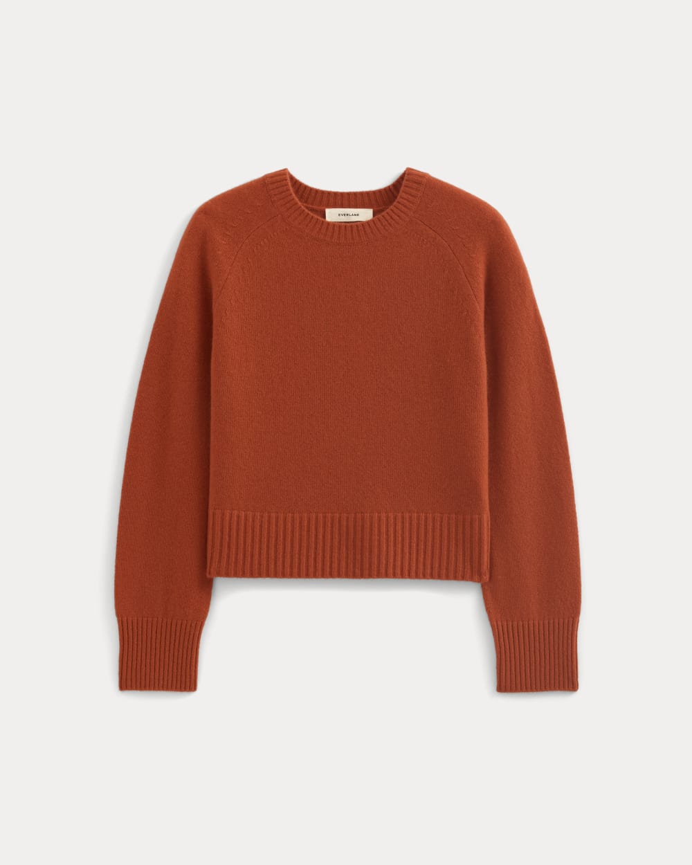 The Boxy Crew in Cashmere | Rust - Image 2