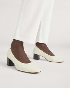 Alternative view of The Day Heel in Narrow Fit | Bone Stacked