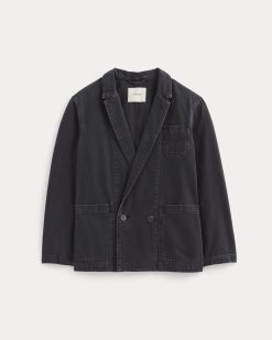 Alternative view of The Denim Chore Blazer |  Black