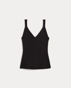 Alternative view of The Fine Knit Cami | Black