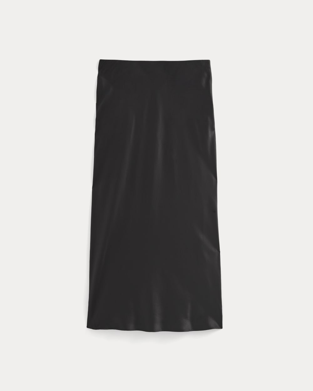 Slip Skirt in Silk Charmeuse | Black - Image 2