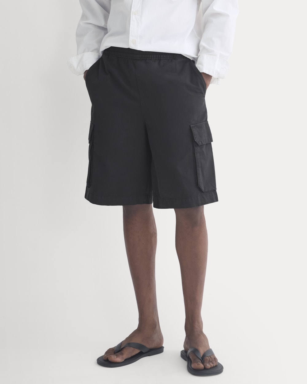 Pull-On Cargo Short | Black