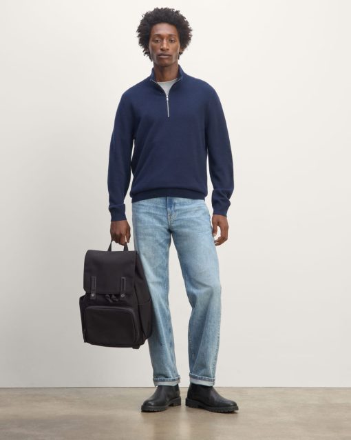 Alternative view of The Canvas Backpack | Black