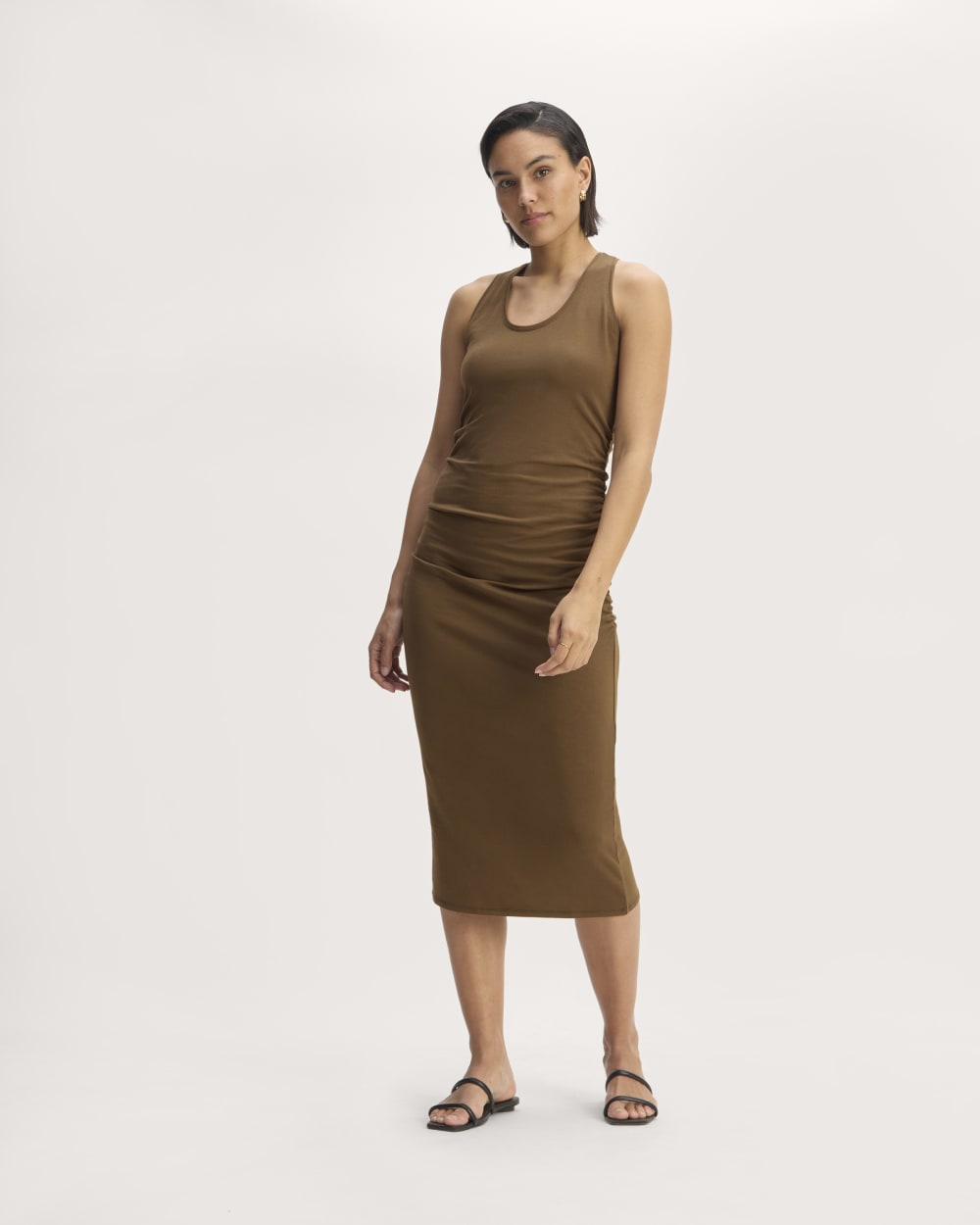 The Form Racerback Dress | Cocoa - Image 3