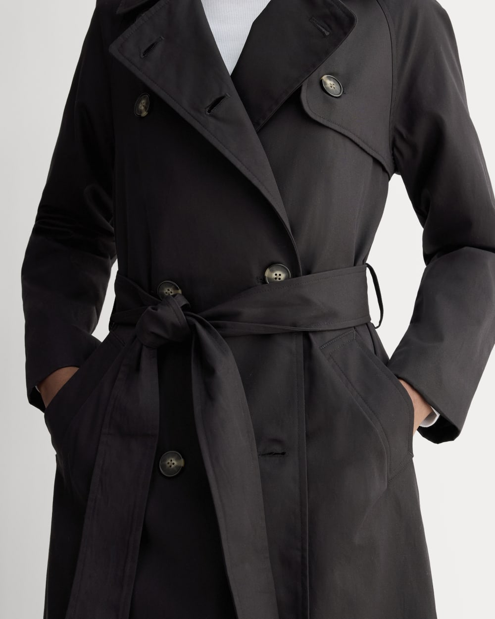 The Modern Trench Coat | Black - Image 3