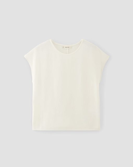 Alternative view of The Mini Jacquard Stripe Top | Bone