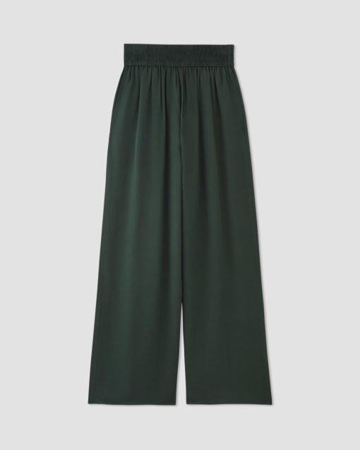 Alternative view of The Satin Pull-On Pant | Scarab