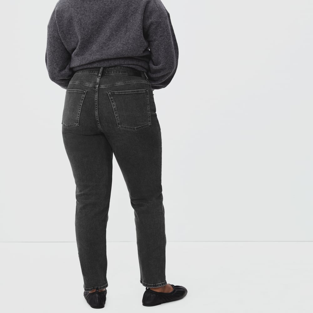 The Curvy Cheeky® Straight Jean | Washed Black | 28.5 Inseam - Image 7