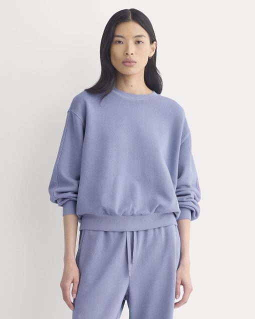 Lightweight Terry Blouson Crew | Velvet Morning