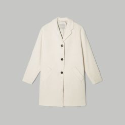 Alternative view of The Italian ReWool® Cocoon Coat | Cream