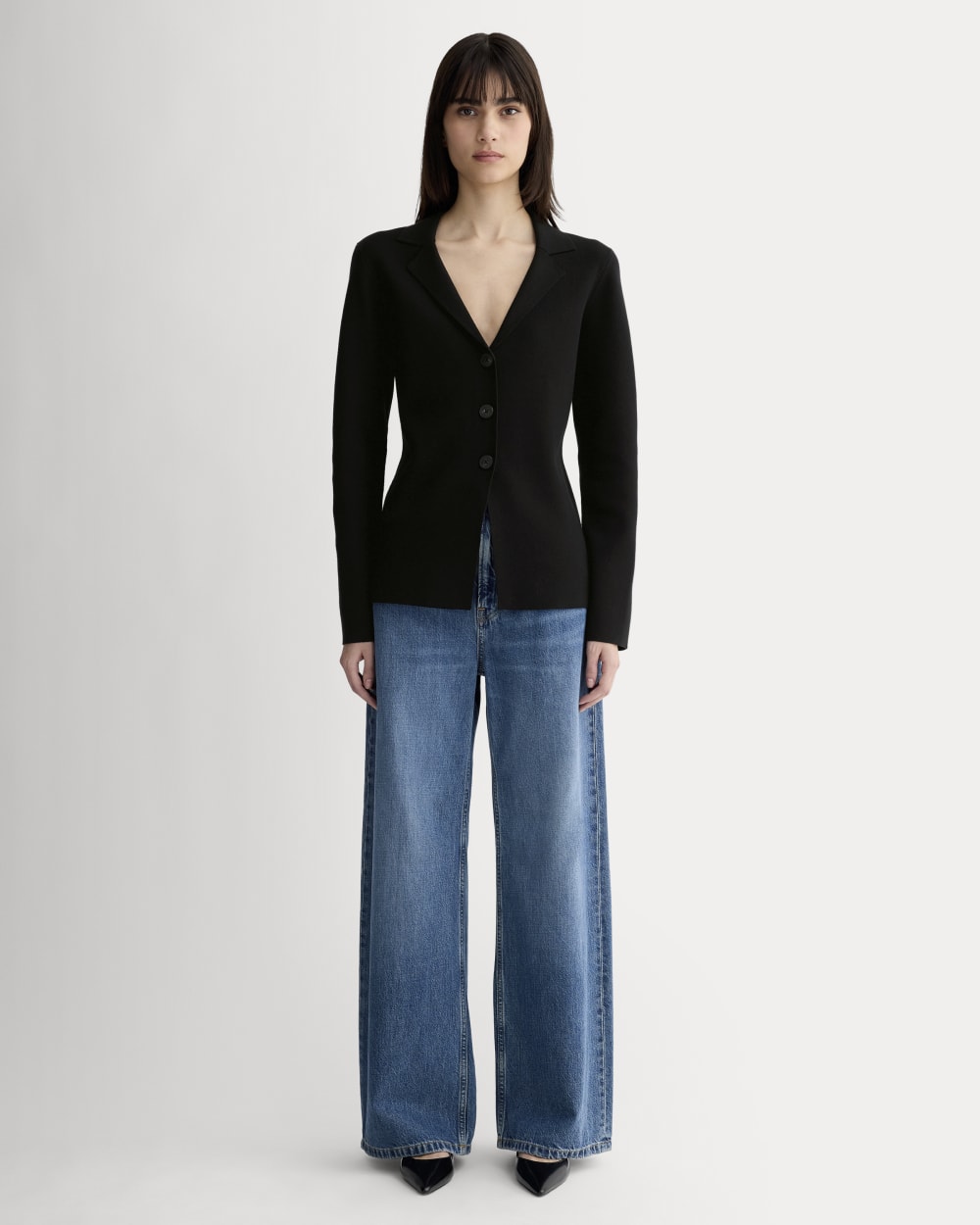 The Knit Blazer | Black - Image 3