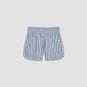Alternative view of The Poplin Boxer Short | Mazarine Blue / Bone