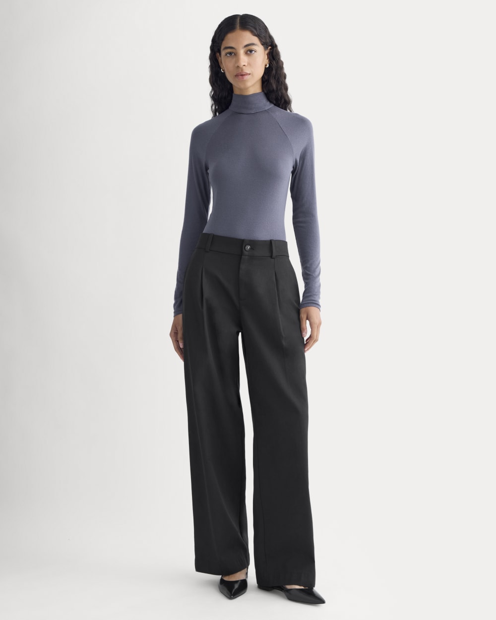 Tie-Neck Top in Butterluxe | Graystone - Image 4