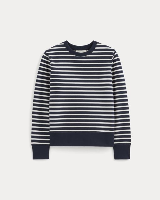 Alternative view of The Off-Duty Terry Crew | Navy / Bone