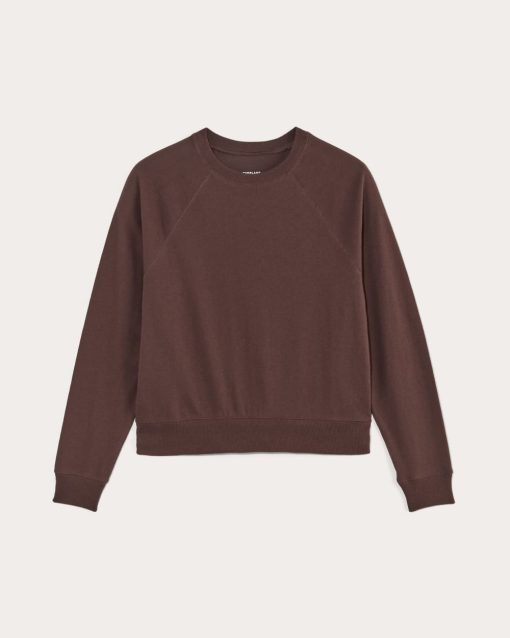 Alternative view of The Off-Duty Long-Sleeve Tee | Dark Mahogany