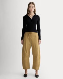 The Easy Barrel Pant | Oak Brown