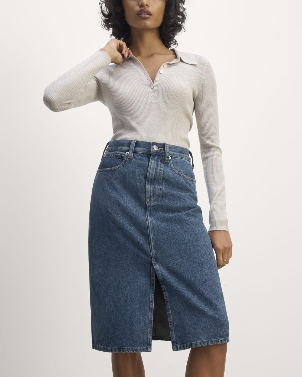 The Mid-Way Skirt | Deep Atlantic - Image 5