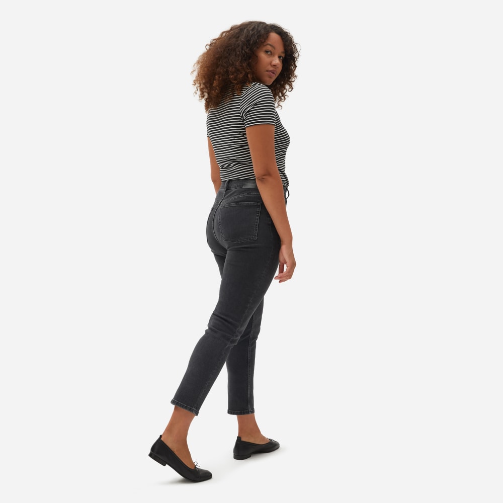 The Curvy Cheeky® Straight Jean | Washed Black | 26.5 Inseam - Image 2