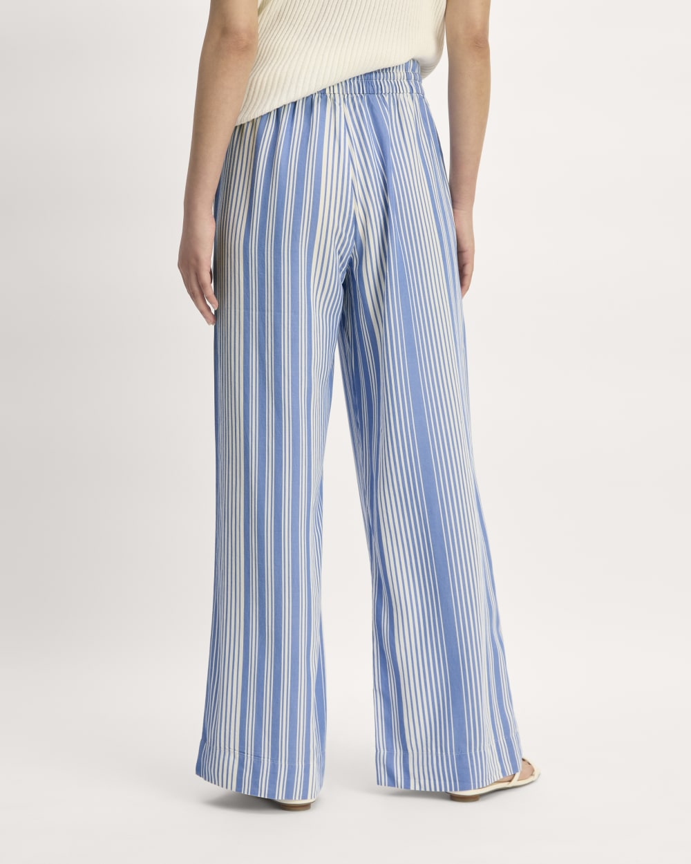 The Wide-Leg Pant in Butterlite | Granada Sky Blue / Bone - Image 6