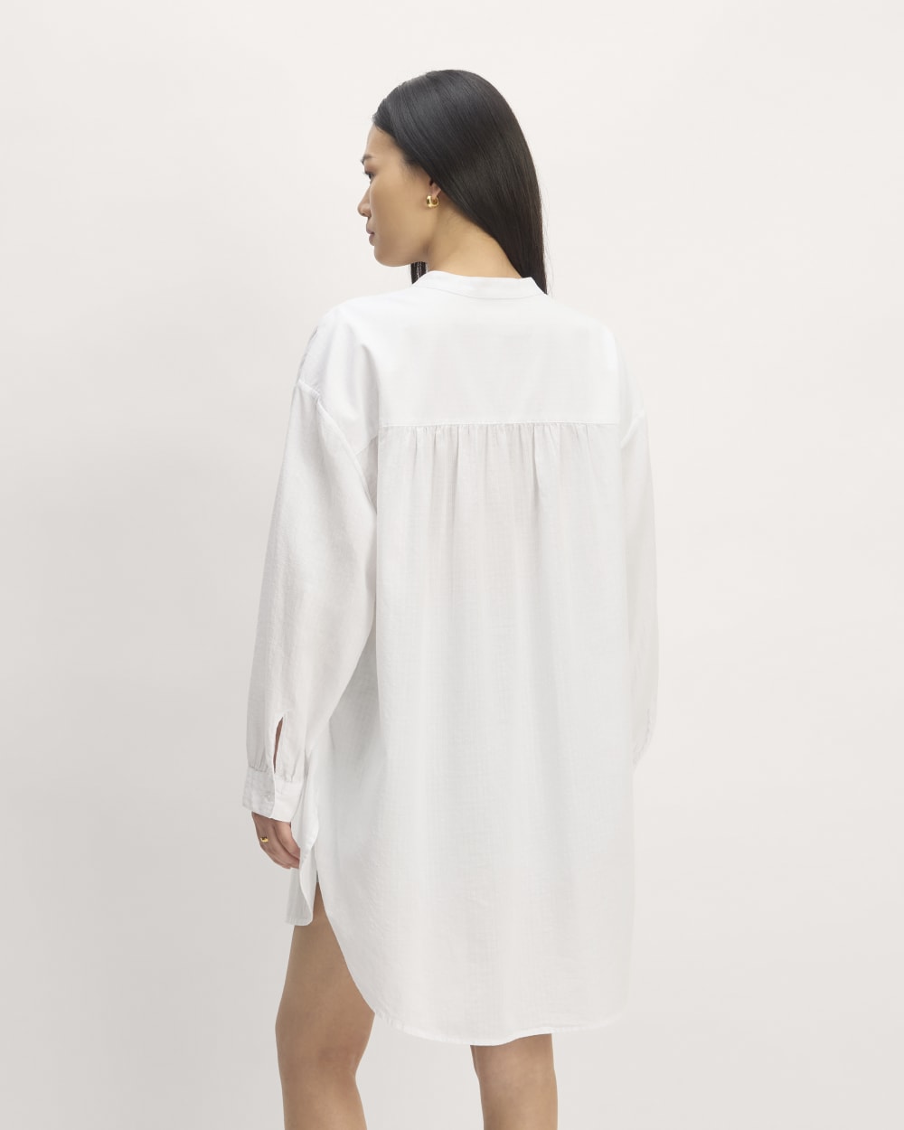 The Gauze Oversized Shirt | White - Image 6