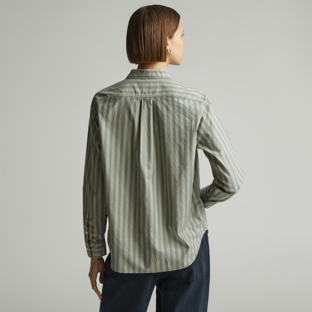 The Must-Have Shirt in Silky Cotton | Green Balsam / Seagrass - Image 3