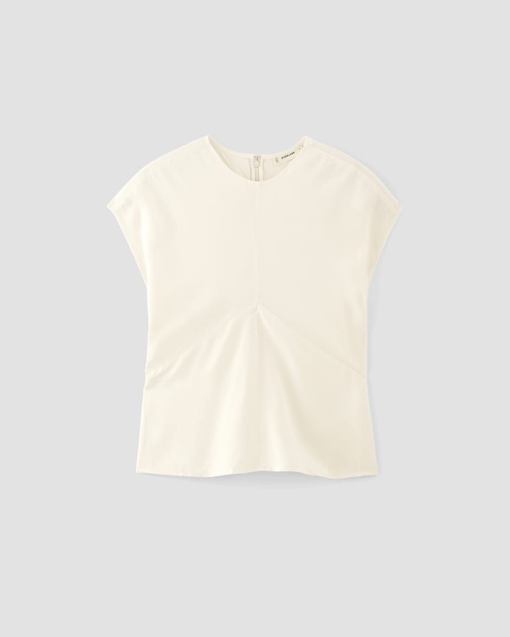 The Drape Top in Butterlite | Bone - Image 2