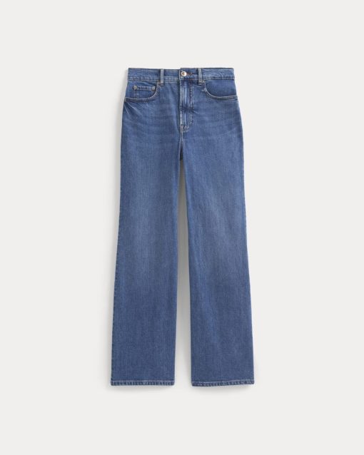 Alternative view of The Way-High® Sailor Jean 2.0 | Medium Indigo | 31.5 Inseam