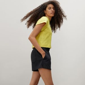 Alternative view of The Retro Jersey Short | Black