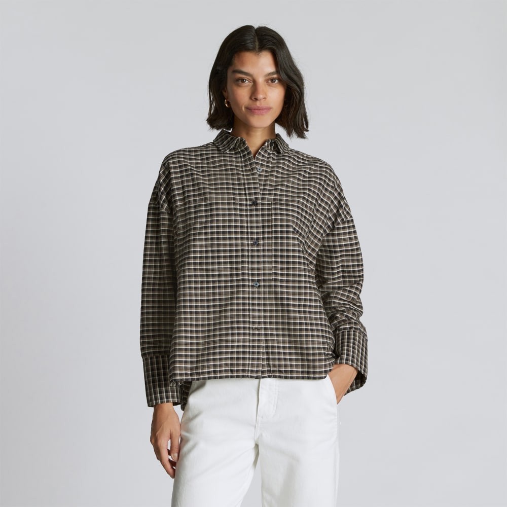 The Boxy Oxford | Falcon Mini Plaid - Image 5