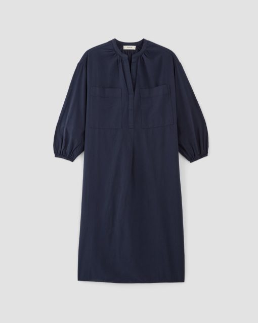 Alternative view of The Gauze Caftan Dress | Navy
