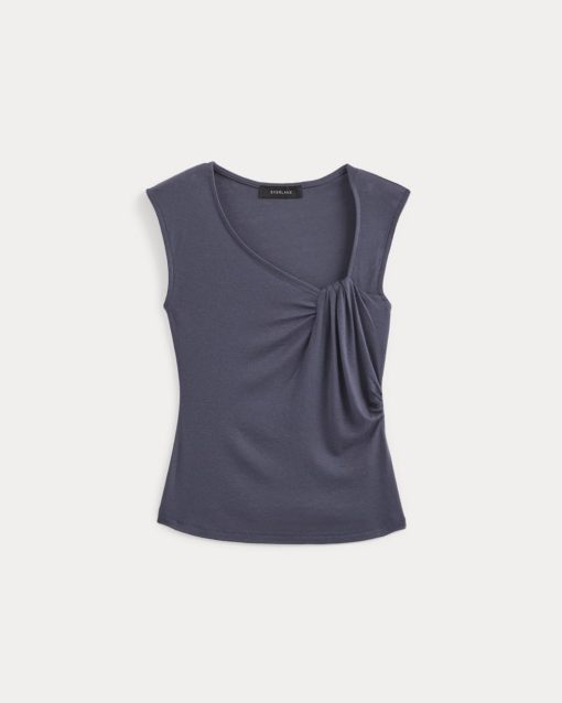 Alternative view of Asymmetrical Top in Butterluxe | Graystone