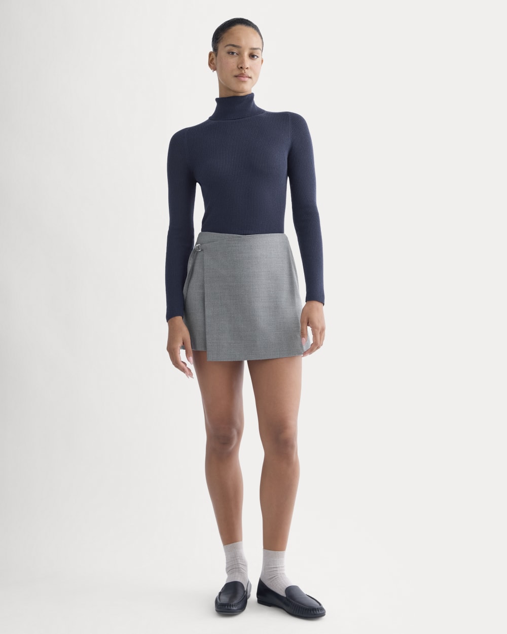 The Turtleneck in Ultrasoft Merino | Rich Navy - Image 7