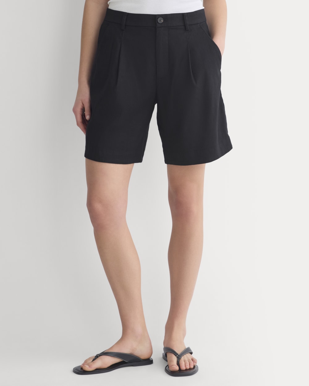 Tailored A-Line Short | Black - Image 3