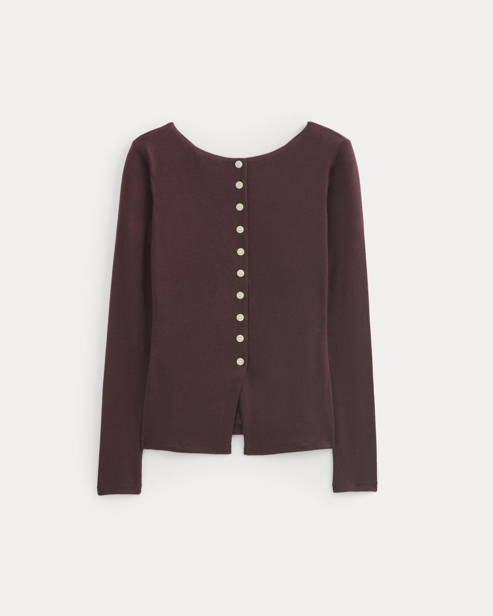 Button-Up Top in Butterluxe | Deep Plum - Image 2