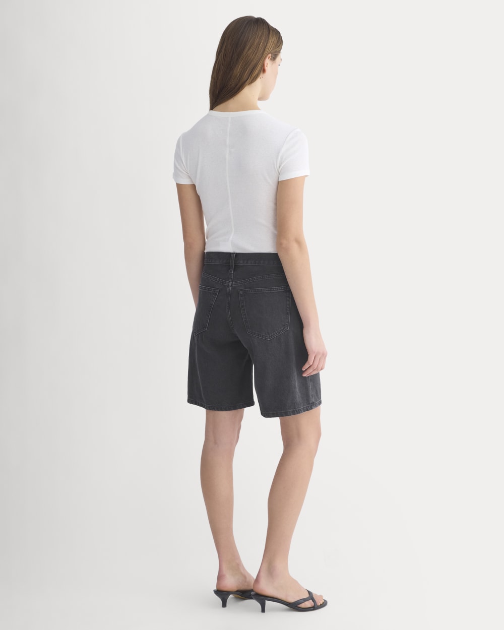 Loose Jean Short | Black - Image 5
