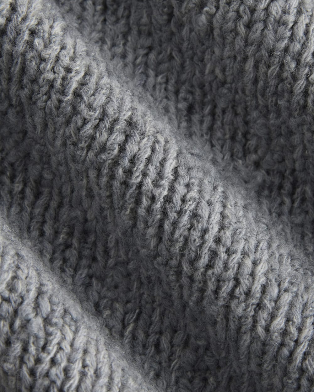 Rollneck Sweater | Heather Grey/Twist - Image 11