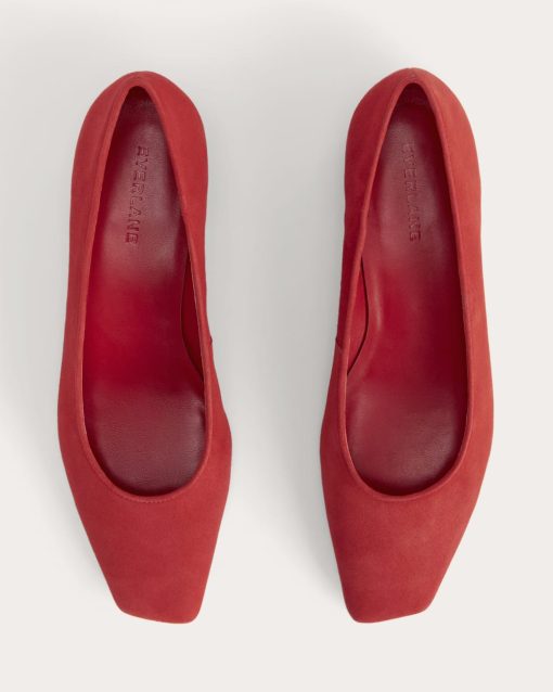 Alternative view of The Ballet Pump | Classic Red Suede