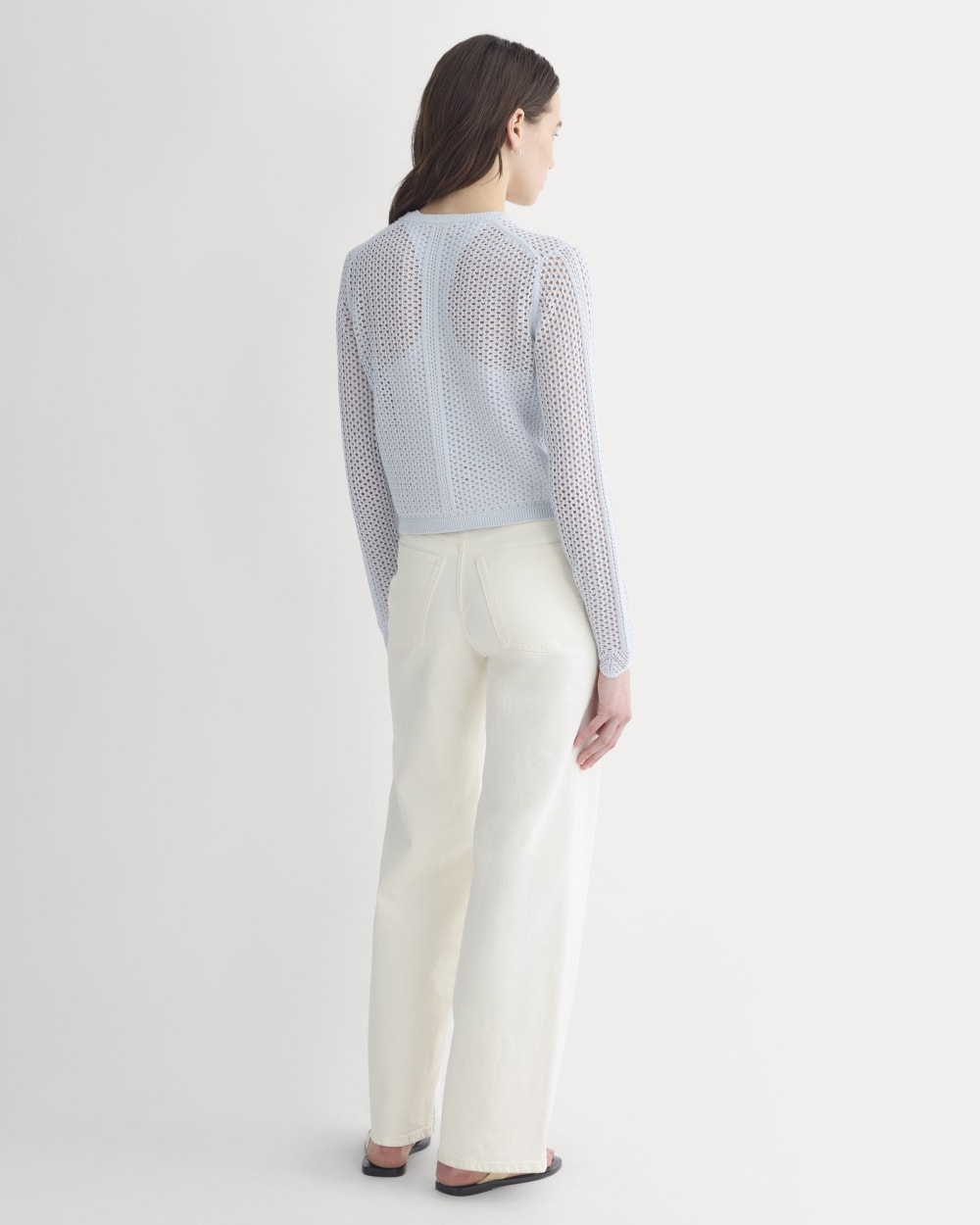 Lace-Knit Cardigan | Skywriting - Image 5