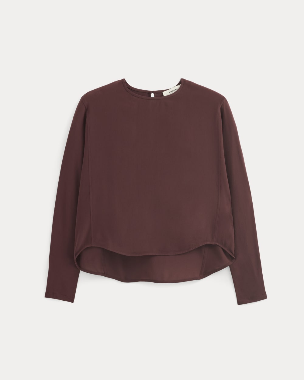 Dolman Top in Washable Silk | Deep Plum - Image 2
