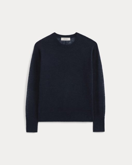 Alternative view of The Air Alpaca™ Relaxed Crew Top | Navy