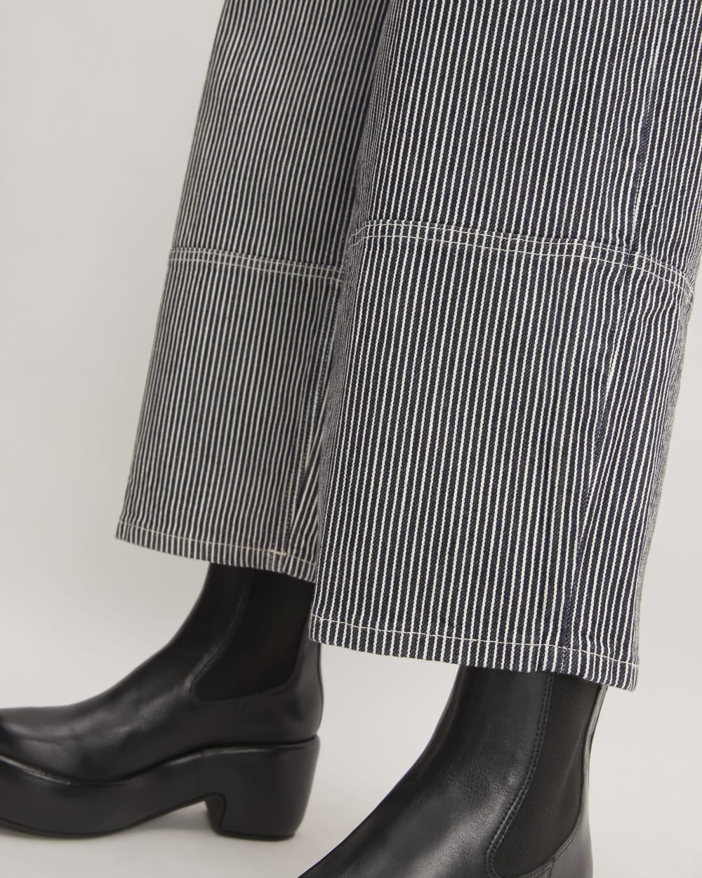 The Way-High® Gardener Cropped Jean | Hickory Stripe - Image 5
