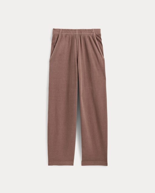 Alternative view of The Off-Duty Barrel Pant | Brown Garment Dye