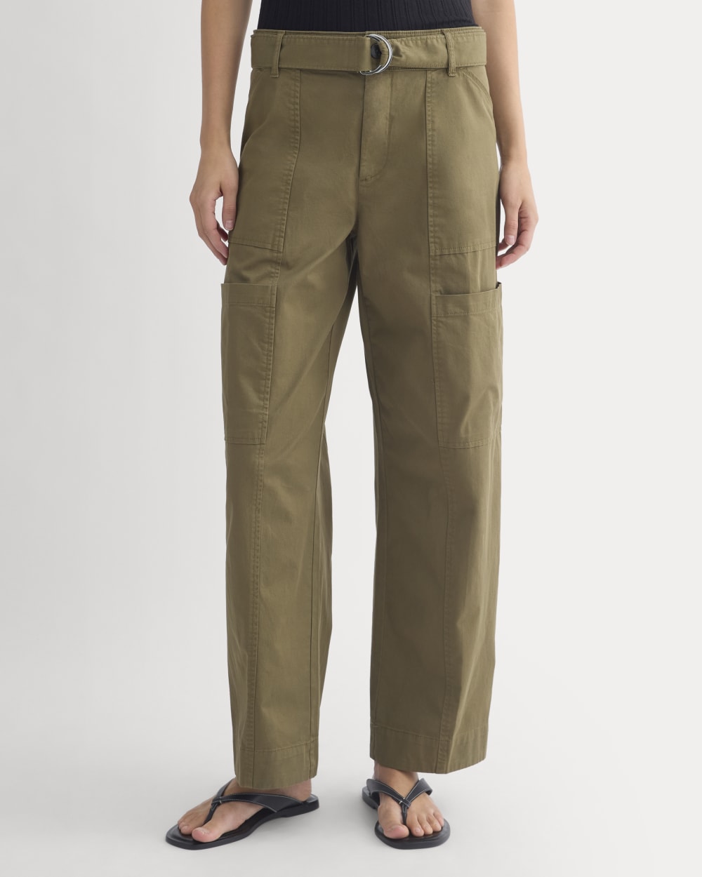 Utility Straight-Leg Cargo Pant | Olive - Image 3