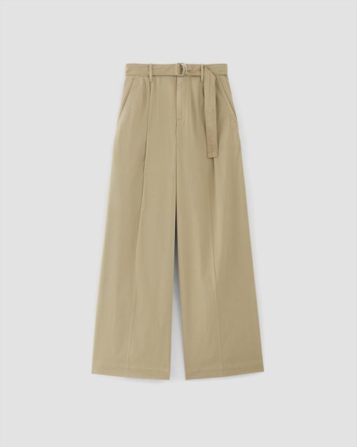 Alternative view of The Pleated Wide-Leg Chino | Trench Coat Khaki