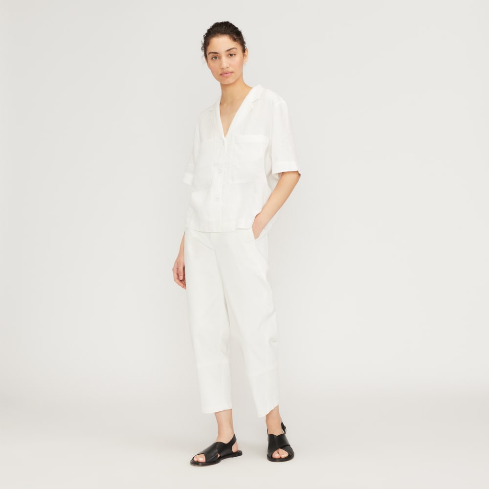 The Linen Workwear Shirt | White - Image 6