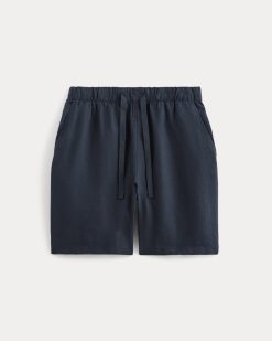 Alternative view of The Linen Easy Short | Navy