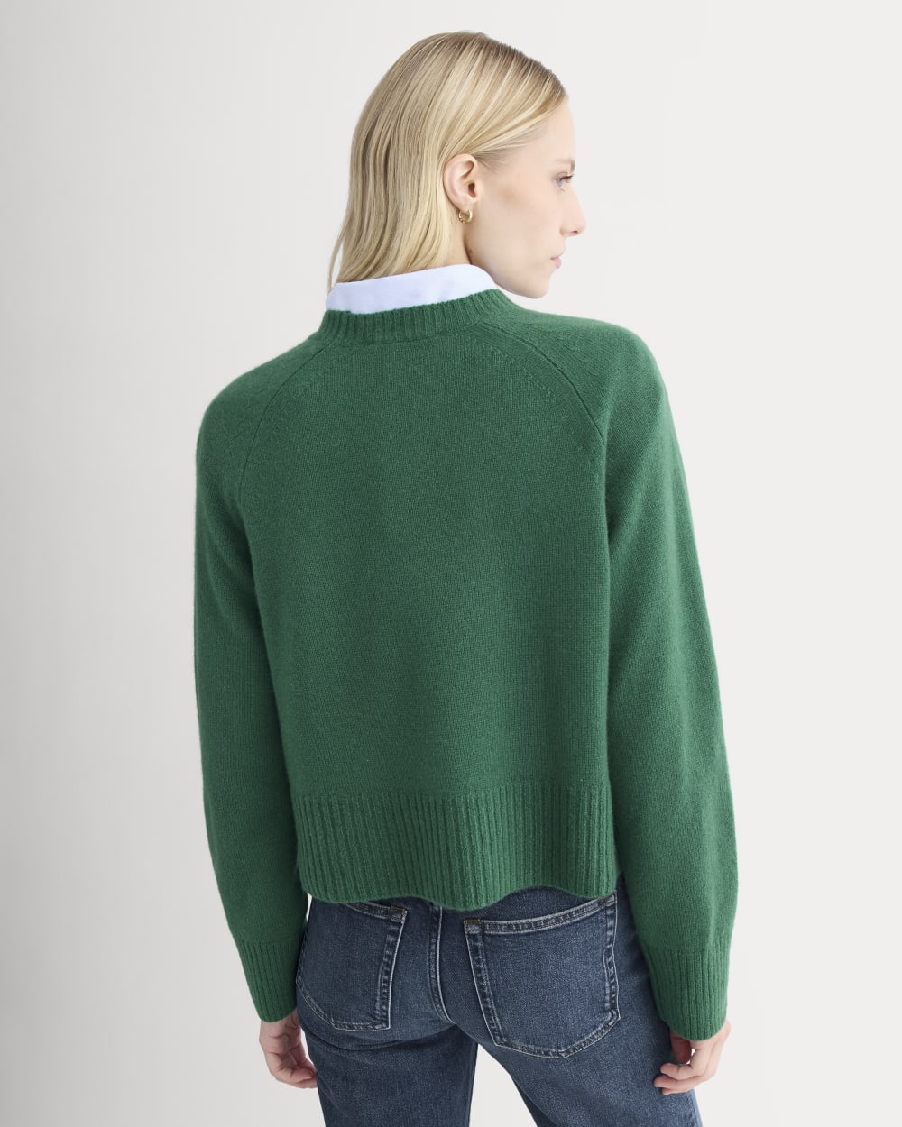 The Boxy Crew in Cashmere | Hunter Green - Image 5