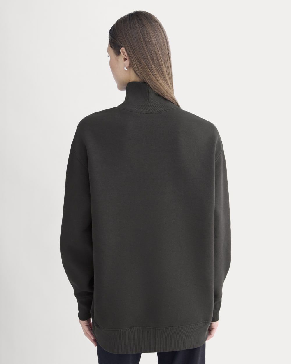 Luxe Fleece Turtleneck | Black - Image 5