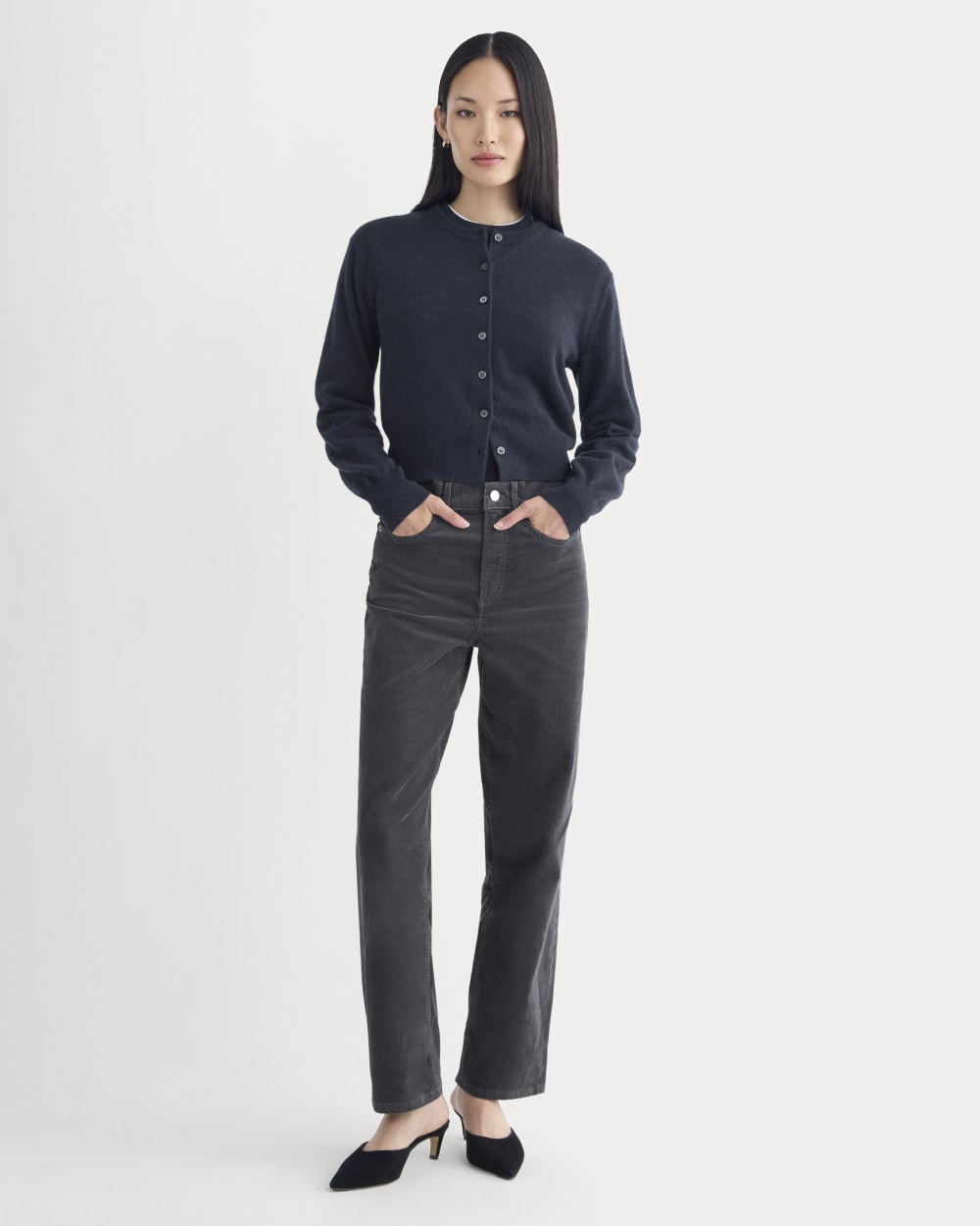 The Way-High® Corduroy Pant | Graphite