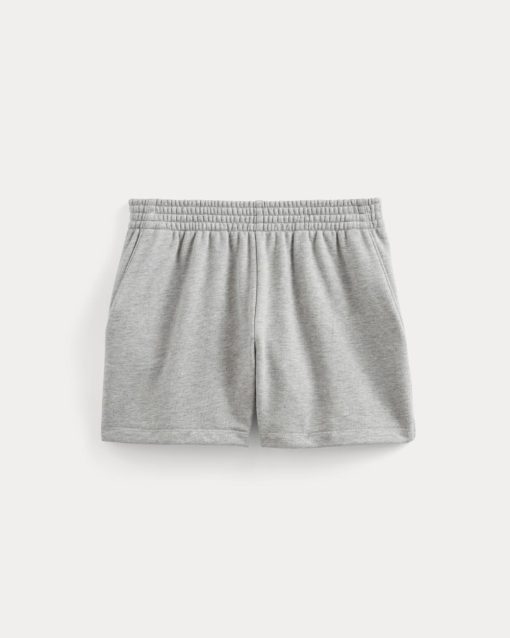 Alternative view of The Off Duty French Terry Short | Heathered Grey